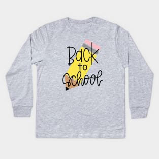 Back to School Kids Long Sleeve T-Shirt